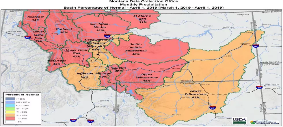 Record-dry March leaves Montana basins with dwindling snowpack