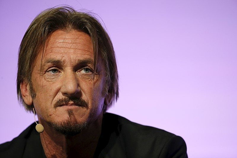Actor and activist Sean Penn, delivers a speech during the World Climate Change Conference 2015 (COP21) at Le Bourget, near Paris, France, December 5, 2015. REUTERS/Stephane Mahe