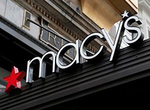 A sign that marks the Macy's store is seen at the Herald Square location in New York, U.S., May 9, 2016.    REUTERS/Shannon Stapleton/File Photo